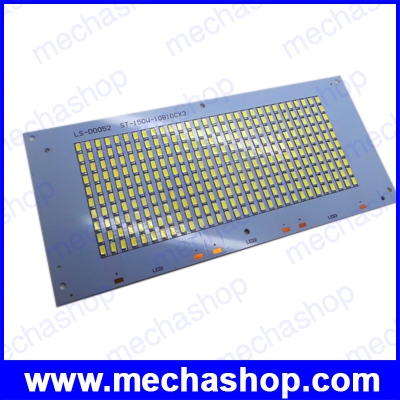 แผ่น PCB LED สำหรับทำโคมไฟ 150W ขนาด 240x109mm SMD led lamps chip bead for floodlight, led PCB smd board,16500lm