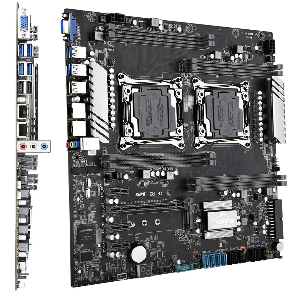 Set JINGSHA X99 Dual CPU + E5-2620 v3