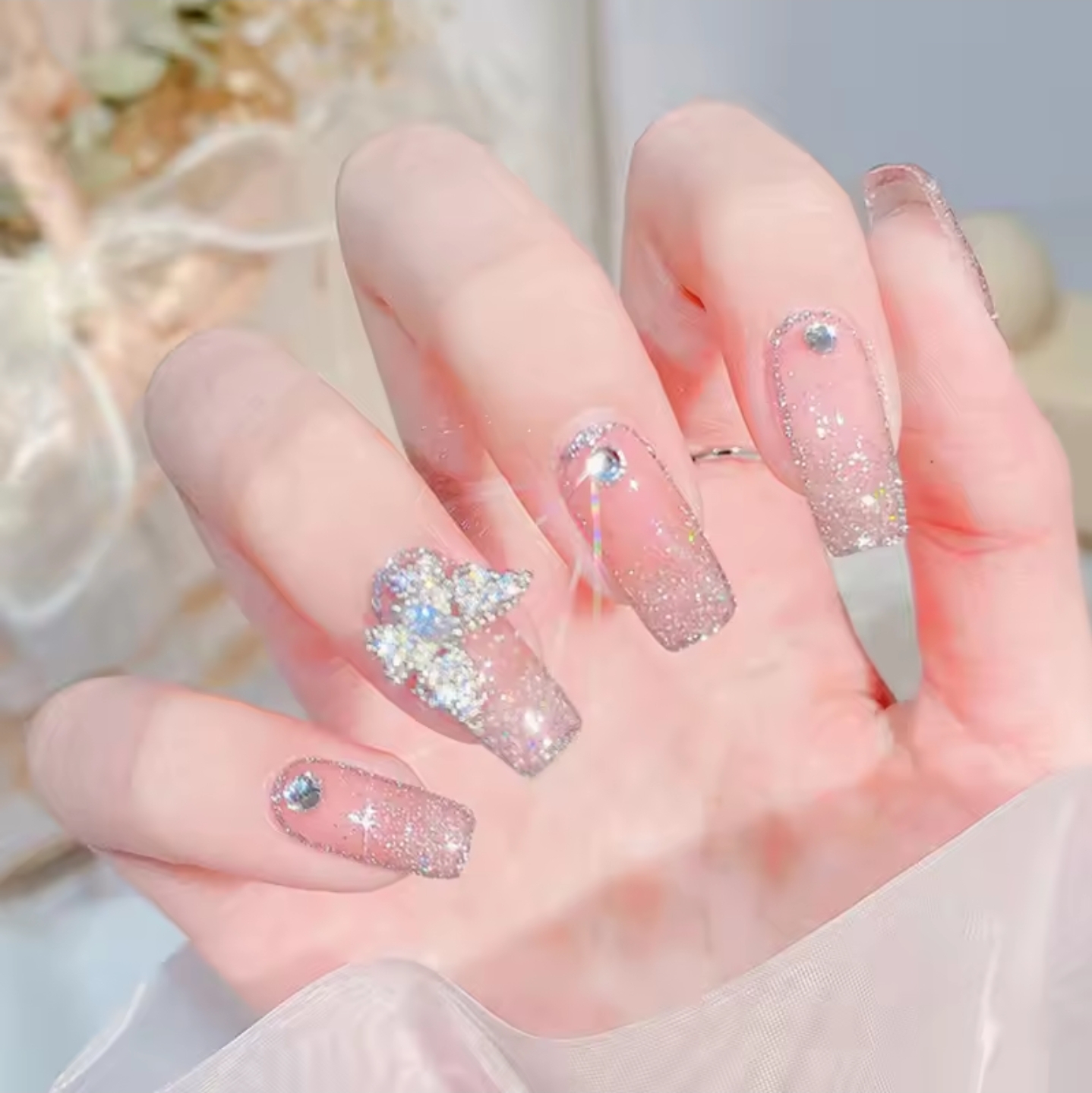 เจลเพ้นท์เลเซอร์เมทัลลิค สีเจลเลเซอร์ เจลเพ้นท์เล็บแบบกลิตเตอร์เลเซอร์ ขนาด5g