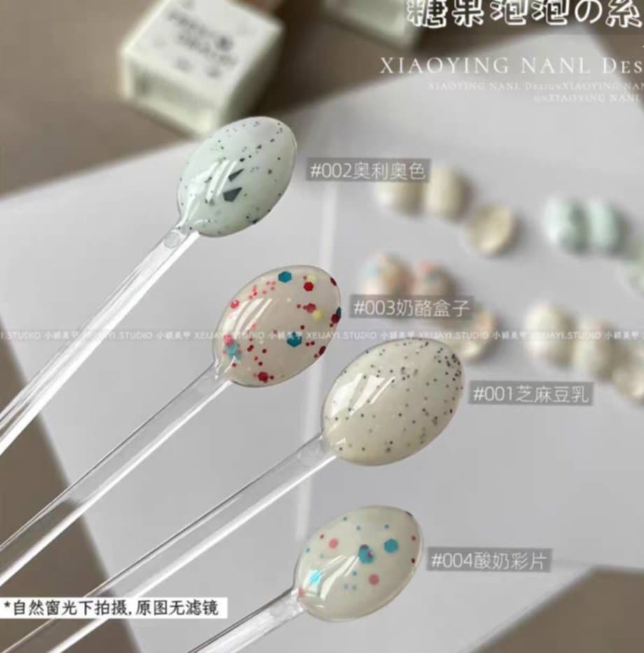 CANDY BUBBLE GEL เจลทาเล็บแฟนซี สีพาสเทลน่ารัก สไตล์เกาหลี ตกแต่งเล็บเจลสำเร็จรูป ขนาด10ml