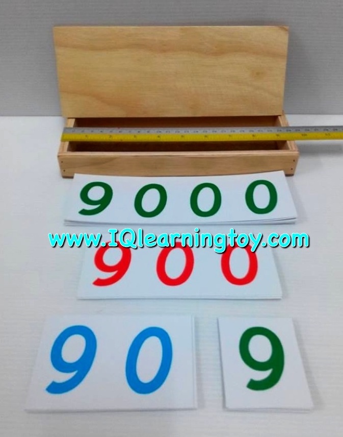 บัตรอ่านตัวเลขใหญ่ เพื่อสอนการเรียนรู้เรื่องคณิตศาสตร์ และแสดงจำนวนนับ การบวกเลขจากหลักหน่วย สิบ ร้อย และหลักพัน ส่งฟรี