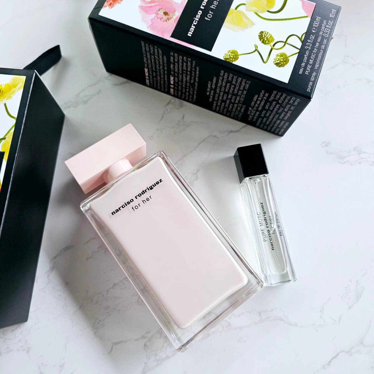 น้ำหอมแท้ Narciso Rodriguez SET▫️For Her EDP 100ml ▫️Pure Musc edp 10ml