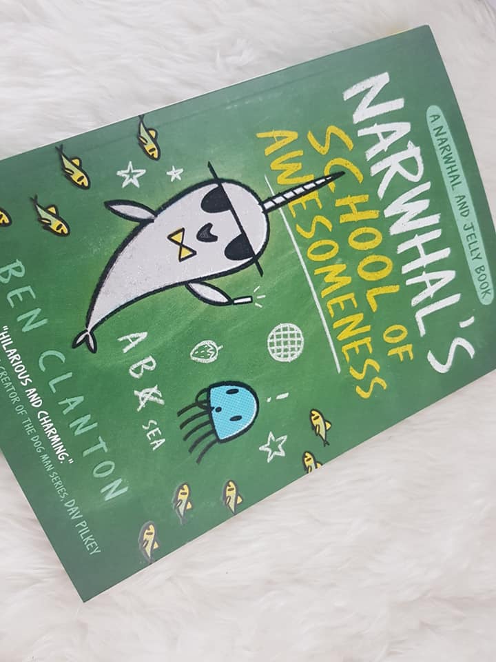 ใหม่ล่าสุด Narwhal's School of Awesomeness by Ben Clanton เล่ม 6 Paperback Comic สำหรับ 4-7ปี