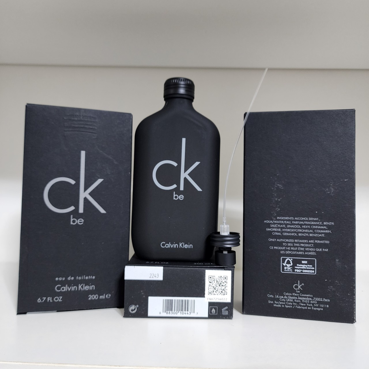น้ำหอมแท้ Calvin Klein Ck BE EDT 200 ML. กล่องจริง