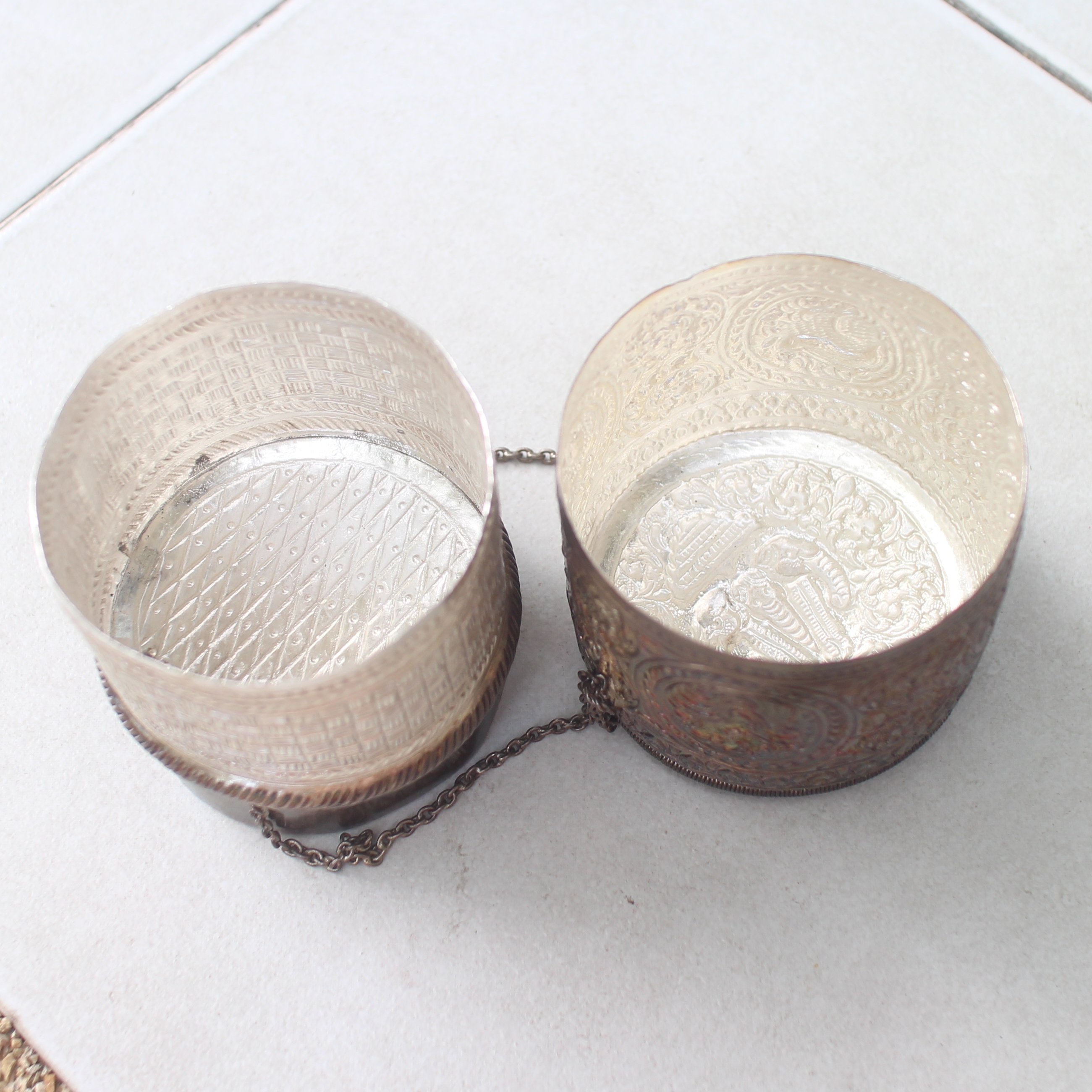 SI361 กระติ๊บข้าวเหนียว ช้างสามเศีนร เงินแท้ 92.5% นน. 246 กรัม