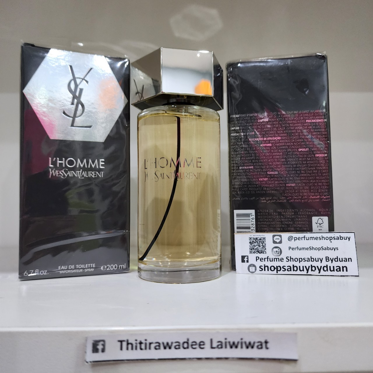 น้ำหอมแท้แบ่งขาย YSL L'Homme EDT💕Travel Size แบบทดลอง