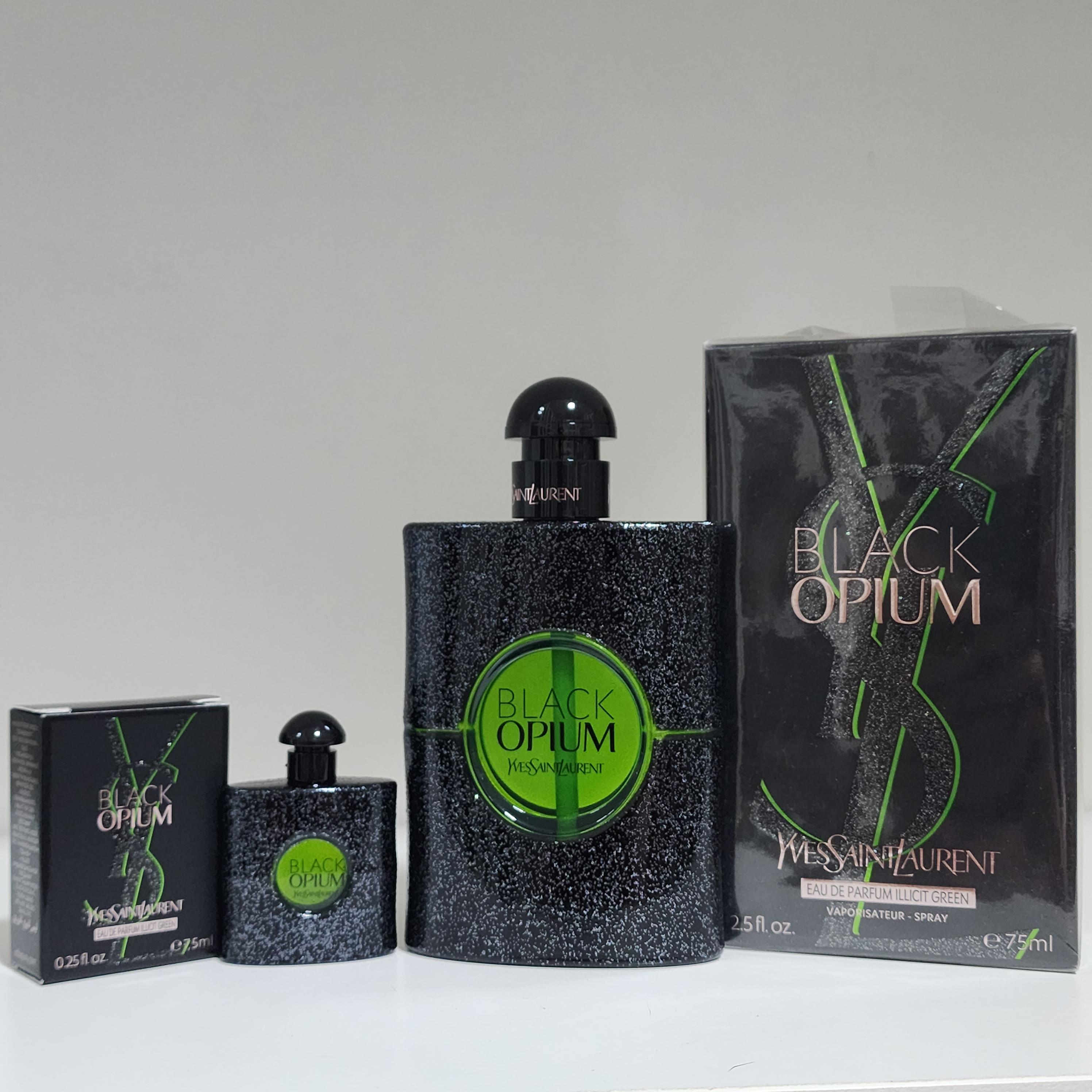 น้ำหอมแท้แบ่งขาย YSL Black Black opium green illicit Eau De Parfum for women💕Travel Size #แบบทดลอง