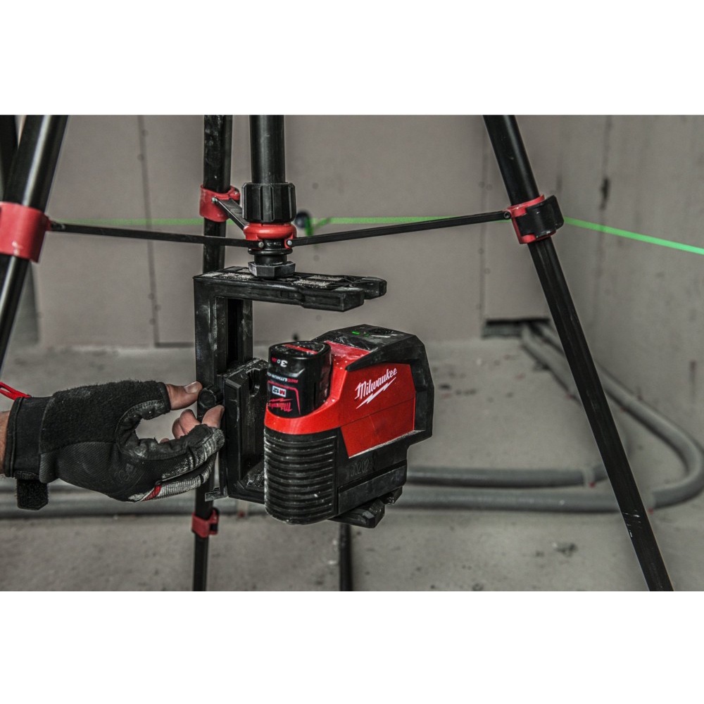 Milwaukee M12 CLLP-0C เลเซอร์วัดระดับและวางแนวดิ่ง 12 โวลท์ มิลวอคกี้ เครื่องเปล่า