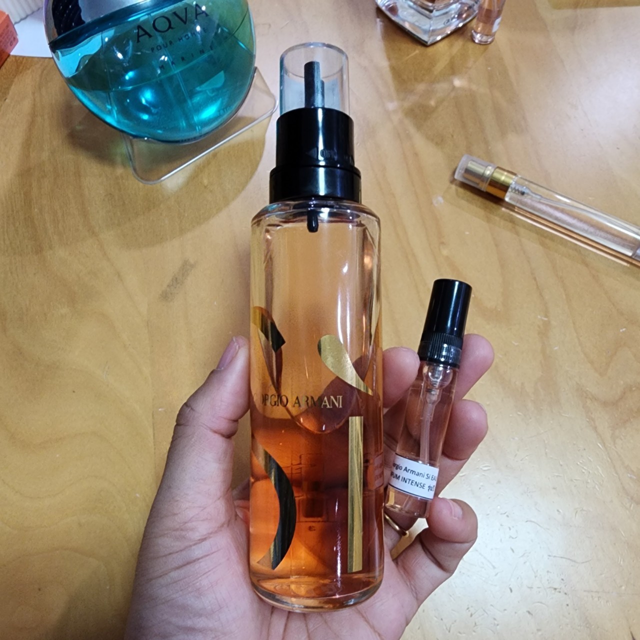 น้ำหอมแท้ Giorgio armani si edp intense 100 ml. (รีฟิล) กล่องซีล