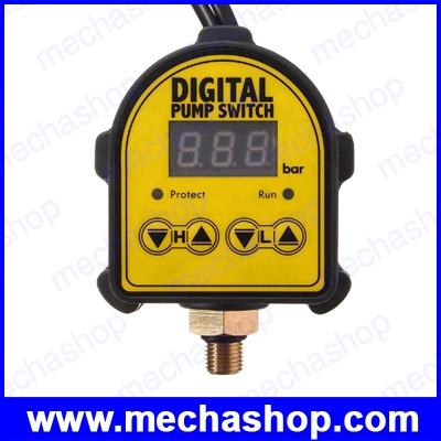 สวิทซ์แรงดัน เพรสเชอร์สวิทซ์ ปั๊มสวิทซ์ Digital Automatic Air Pump Water Oil Compressor Pressure Switch Controller Pump Switch