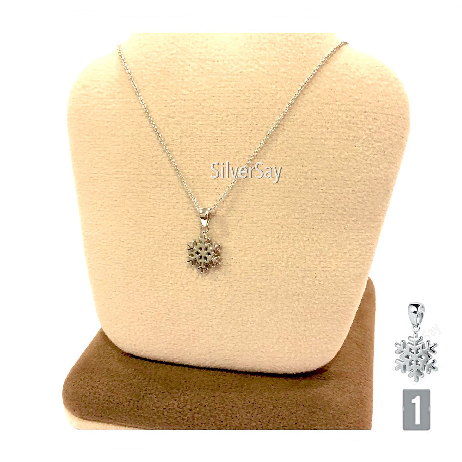 จี้เกล็ดหิมะ Snowflake 1/4