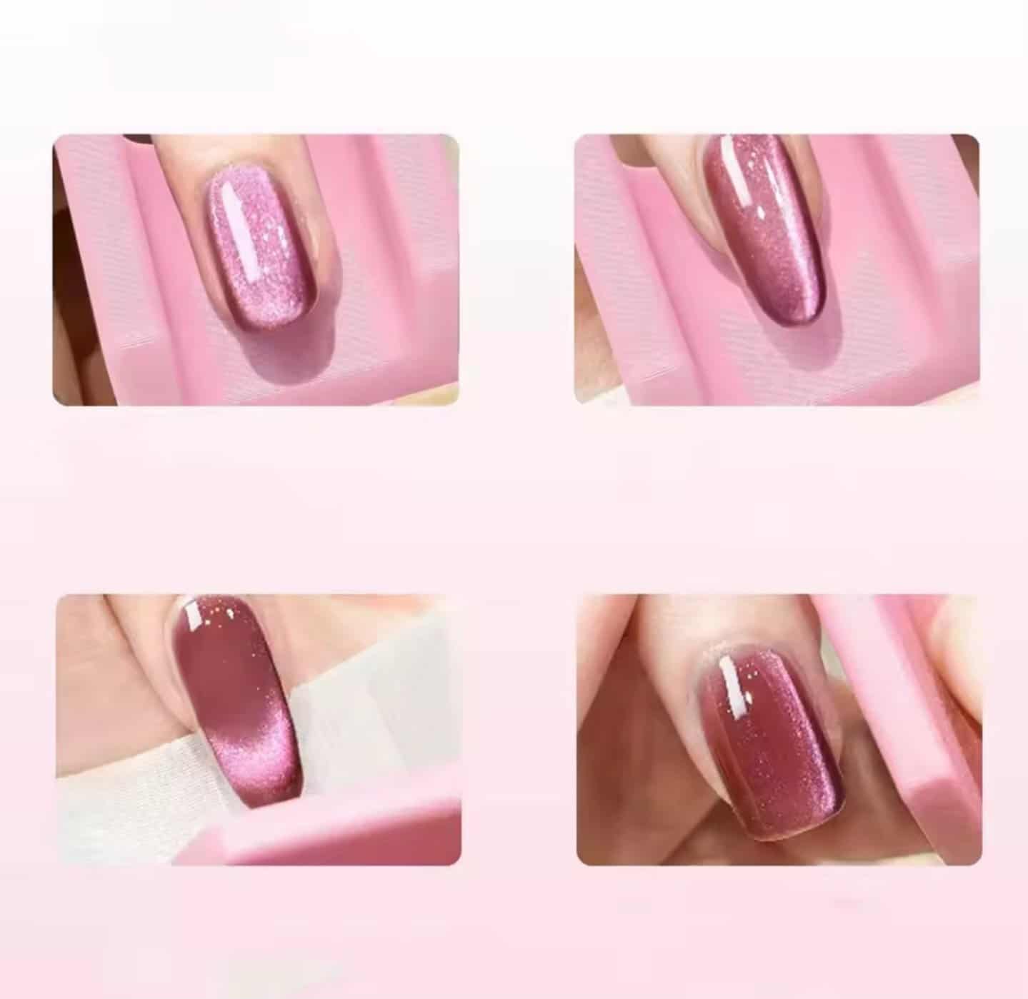 ที่วางนิ้วทำเล็บแม่เหล็ก 5D ช่วยจัดรูปเล็บ ทำลาย Cat Eye เจลแม่เหล็ก5D ไม่สั่น ทำง่ายขึ้น