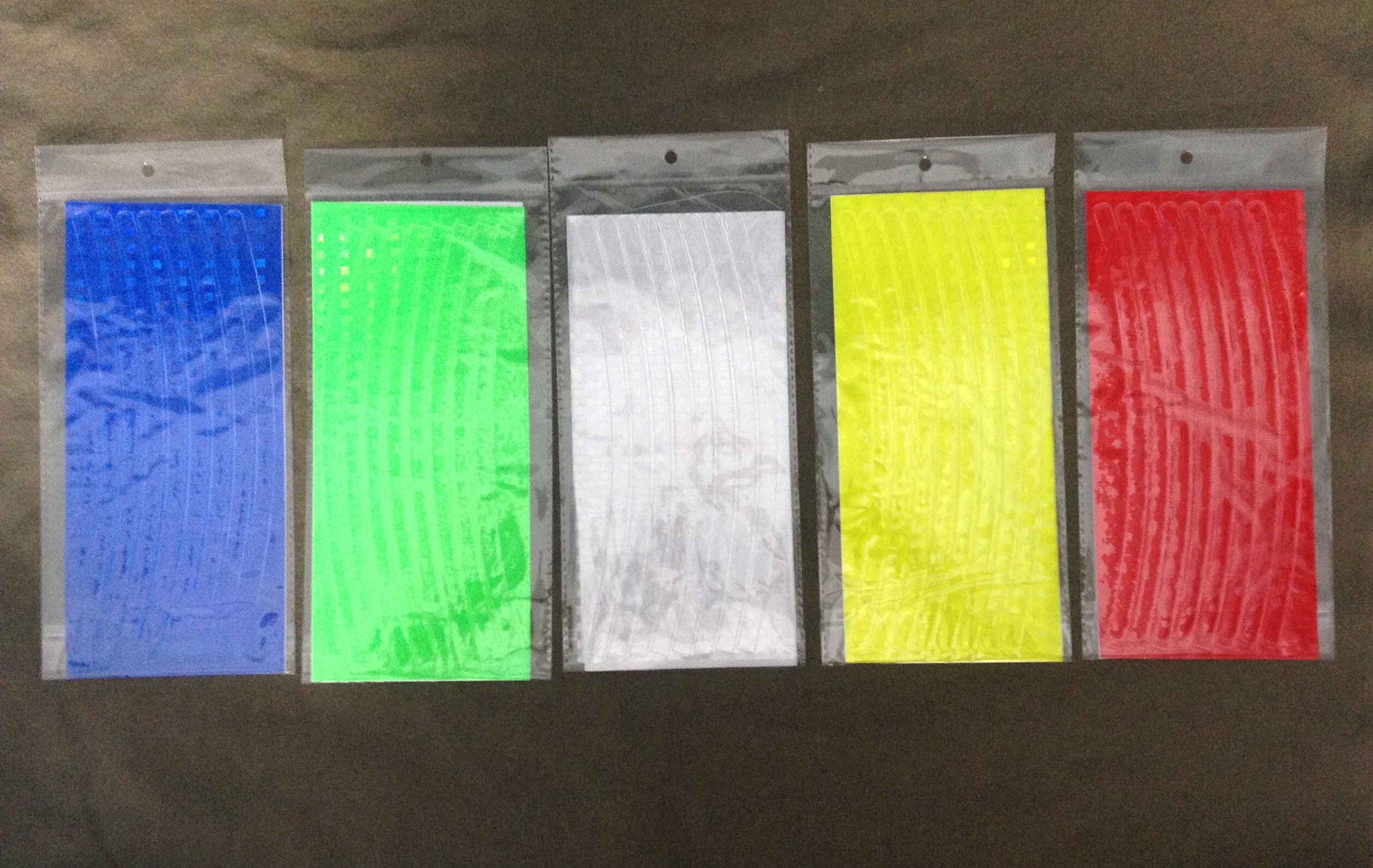 สติ้กเกอร์สะท้อนแสง ติดขอบล้อจักรยาน