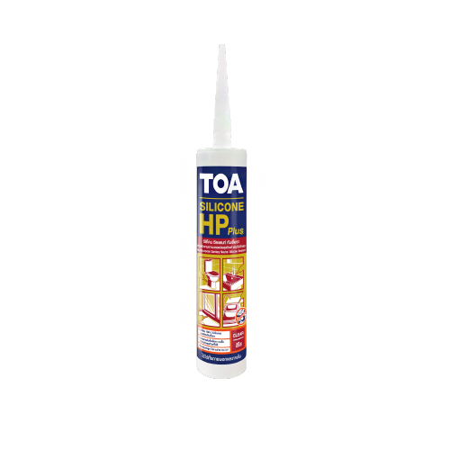 TOA HP-Plus Silicone ซิลิโคนกันเชื้อรา ชนิดไร้กรด แบบหลอด 280 มล ทีโอเอ
