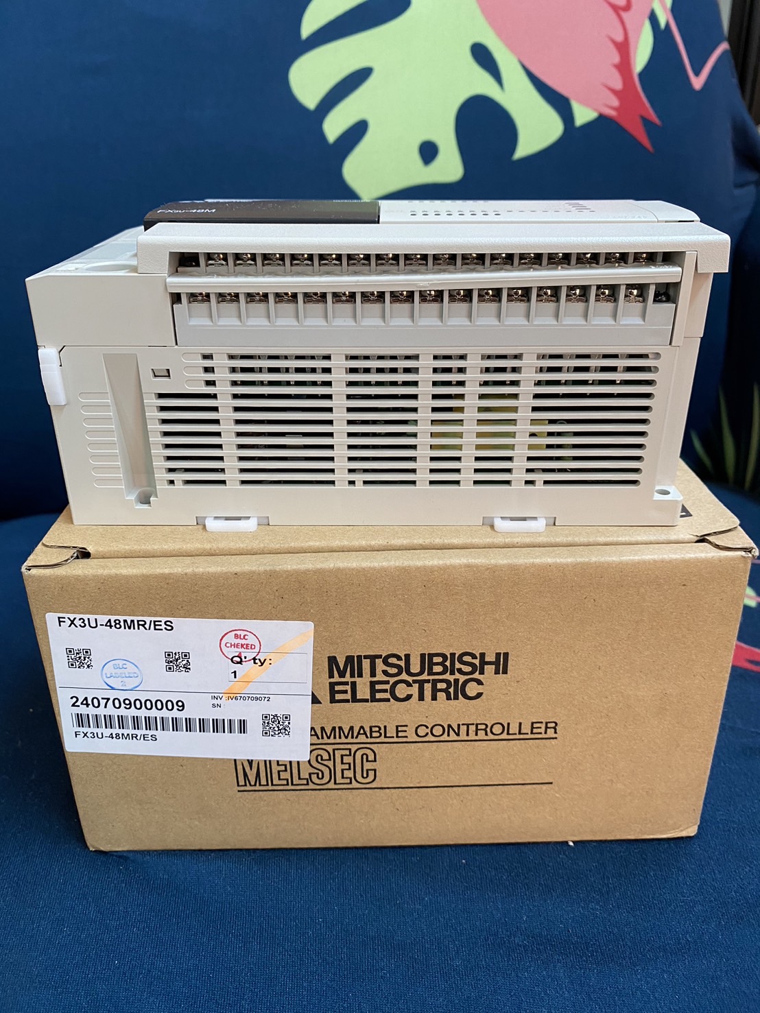 PLC MITSUBISHI รุ่น FX3U-48MR/ES สำเนา
