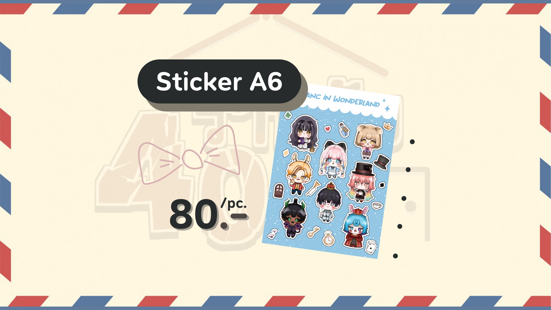 Sticker Sanc in wonderland