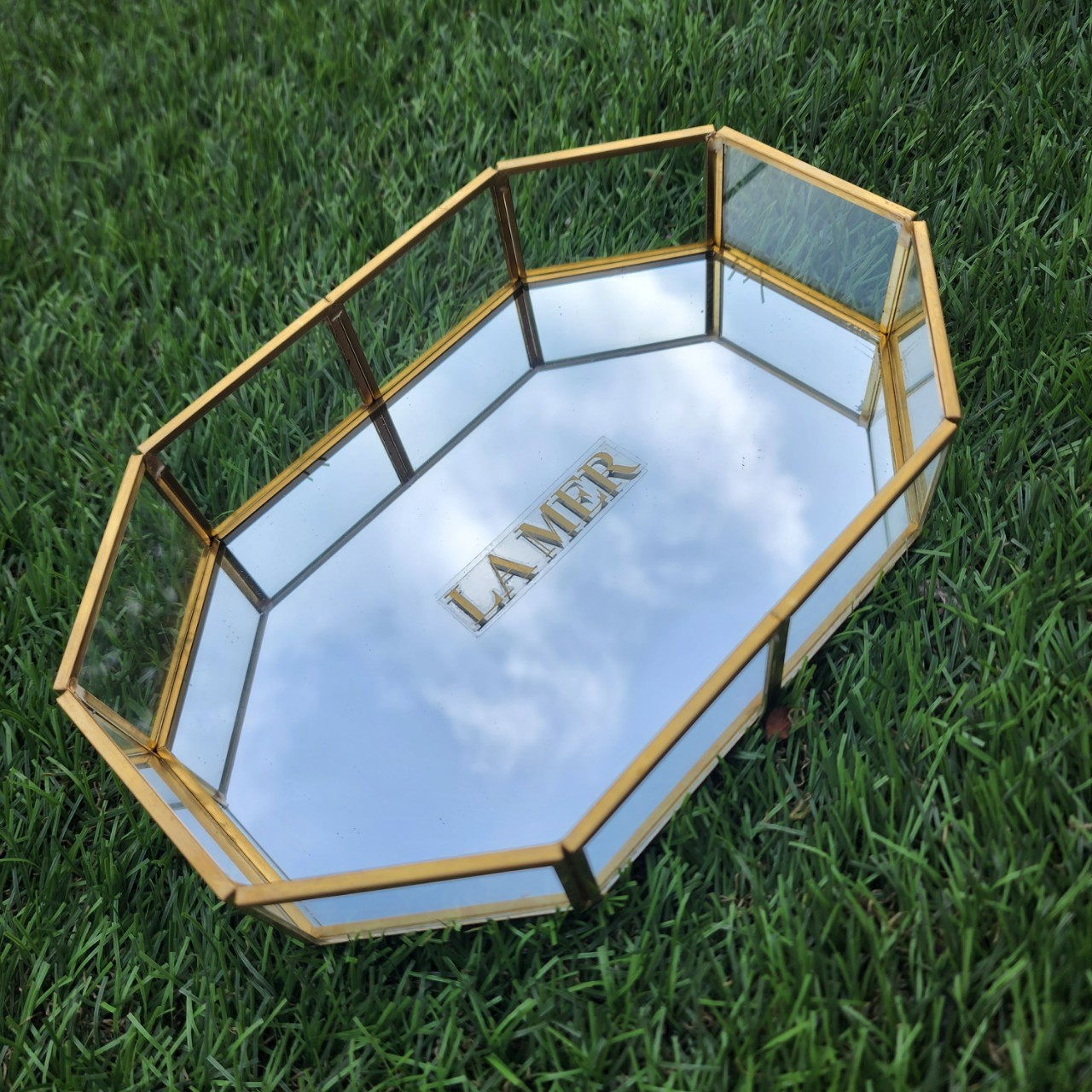 ถาดใส่เครื่องสำอางค์ La mer ถาดใส่เครื่องสำอาง วางของ La mer ของแท้กล่องป้ายไทย