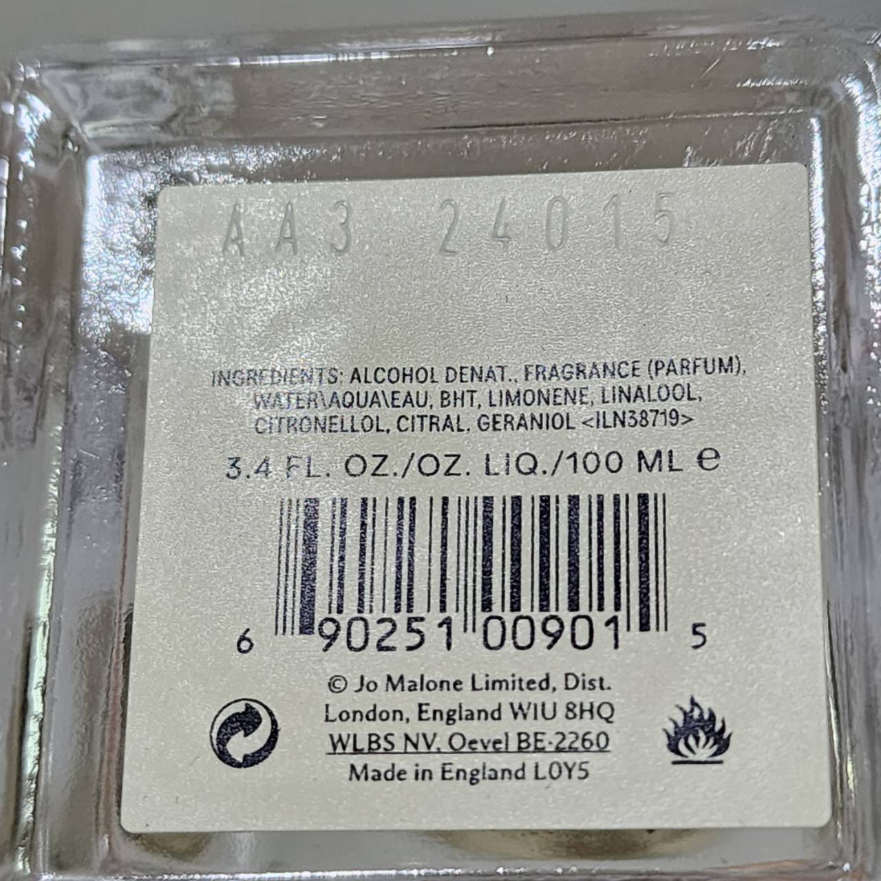 น้ำหอมแท้ Jo Malone Nectarine Blossom & Honey Cologne 100ml