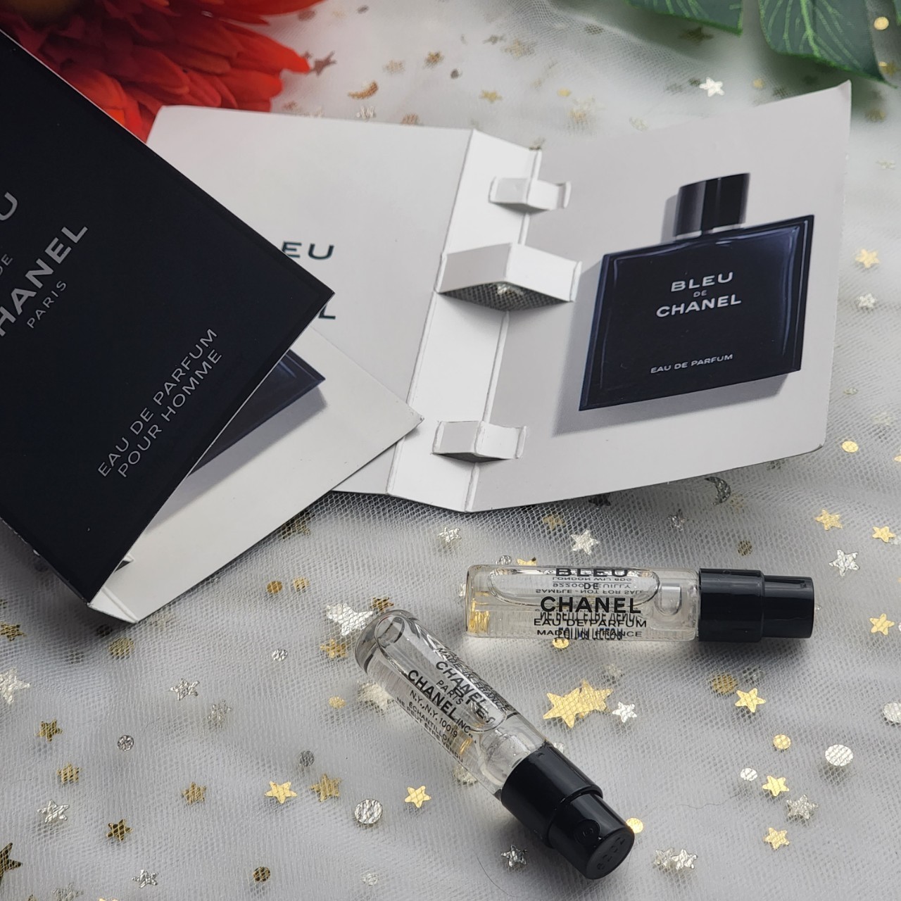 น้ำหอมไวออลหลอดทดลอง Chanel Bleu de Chanel Parfum EDP 1.5ml Spray Sample Vial ขนาดทดลองแบบ VIAL