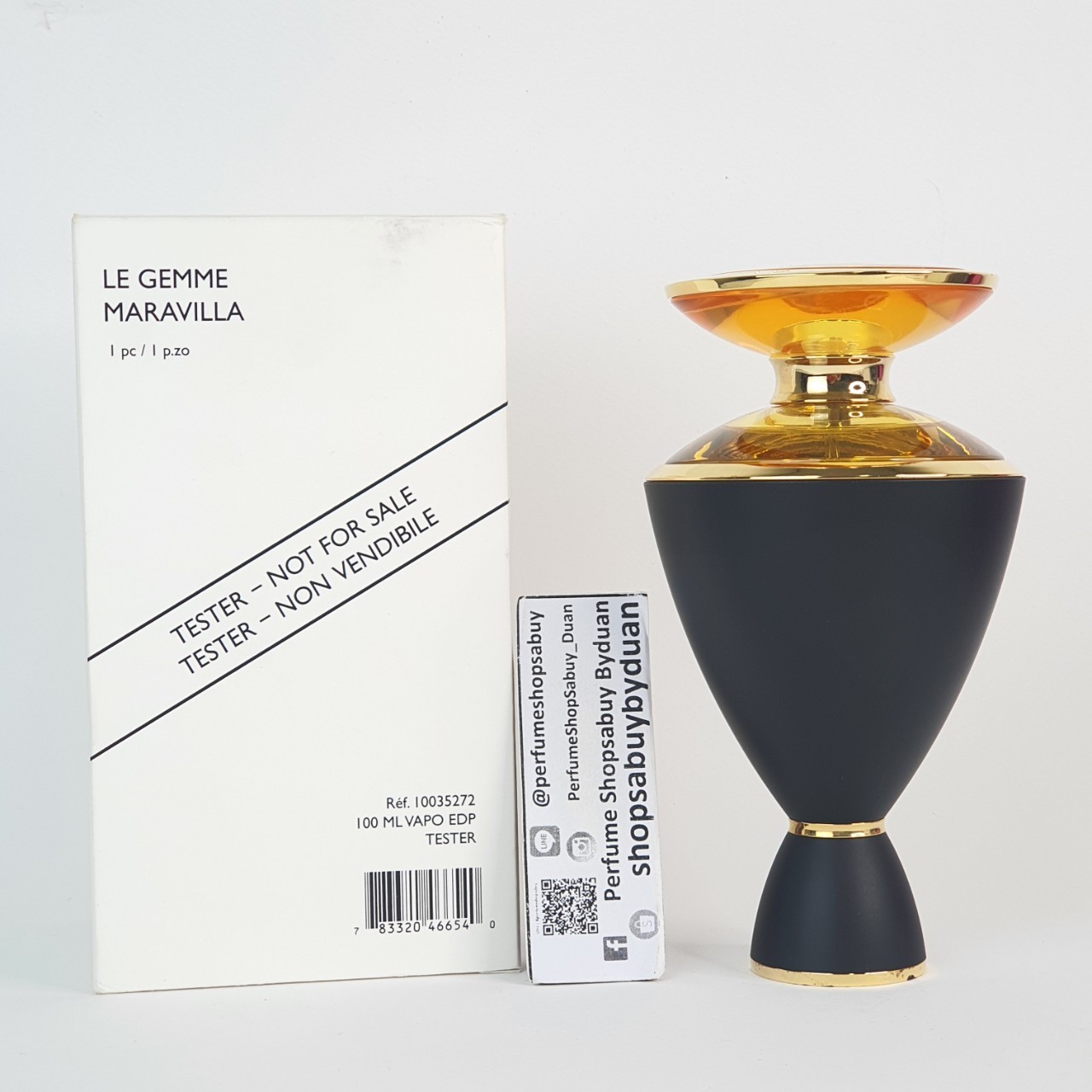 น้ำหอมแท้ Bvlgari LE GEMME COLLECTION Maravilla 100ml กล่องเทสโคเมี่ยมก้นขวดดำ