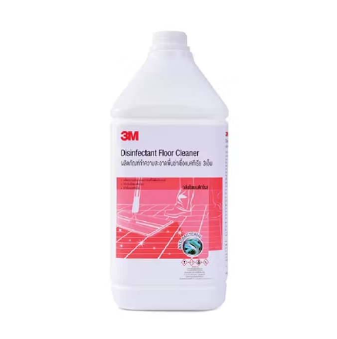 3M Disinfectant Floor Cleaner น้ำยาทำความสะอาดพื้นและฆ่าเชื้อโรค กลิ่นกุหลาบ 3เอ็ม (แกลลอน)