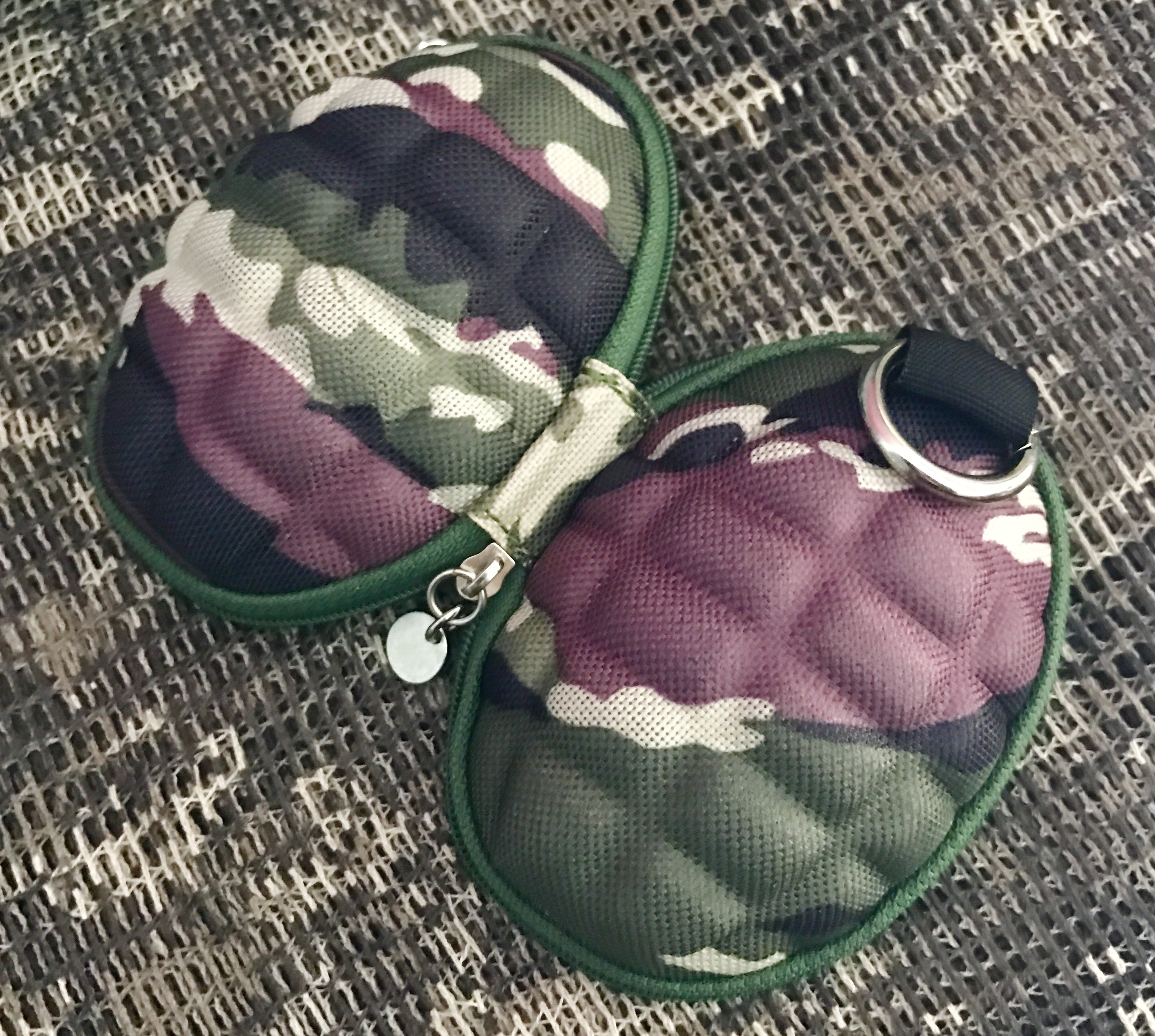 กระเป๋าลูกระเบิดลายพรางดิจิตอล ACU ใส่พวงกุญแจ ใส่เหรียญ
