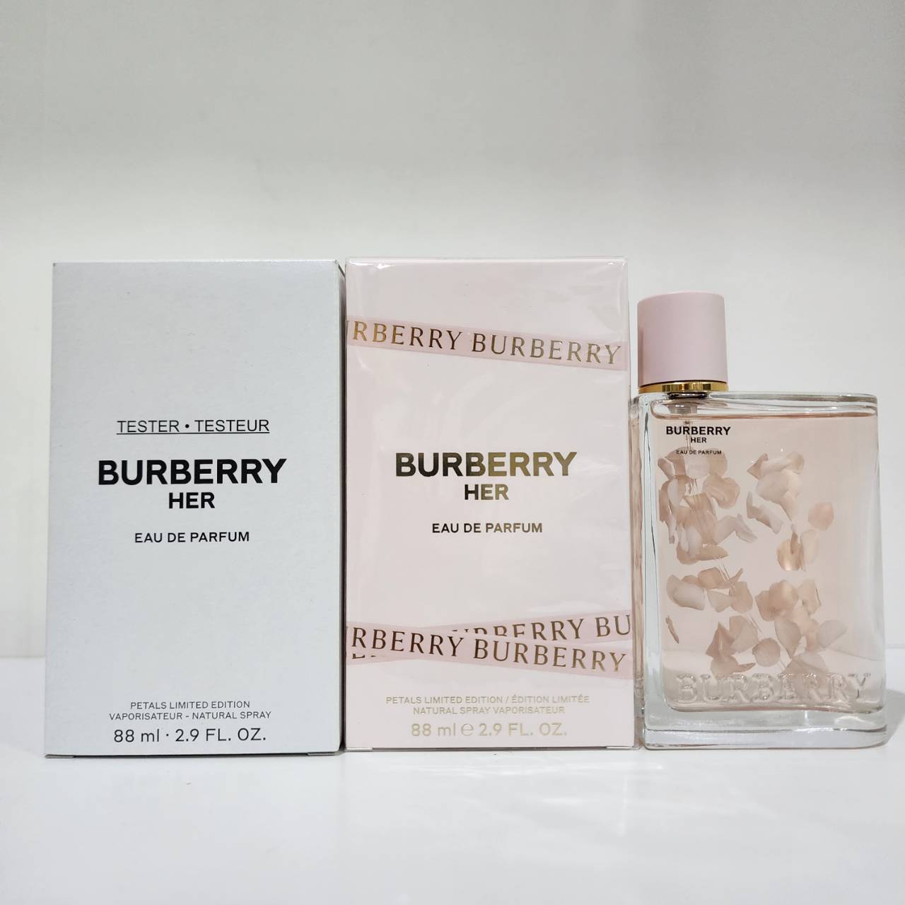 น้ำหอมแท้ Burberry Her Edp Petals Limited 88ml กล่องเทสเตอร์