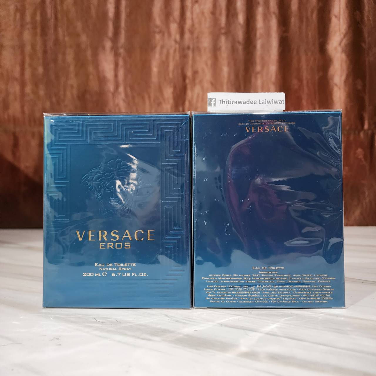 น้ำหอมแท้ Versace Eros EDT 200ML กล่องซีล