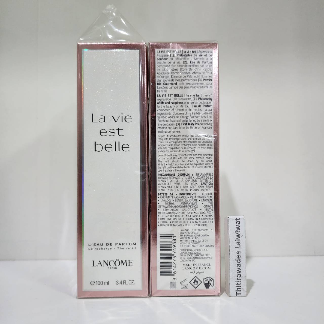 น้ำหอมแท้ Lancome La Vie Est Belle EDP 100ml Refill รีฟิล Recharge กล่องซีล