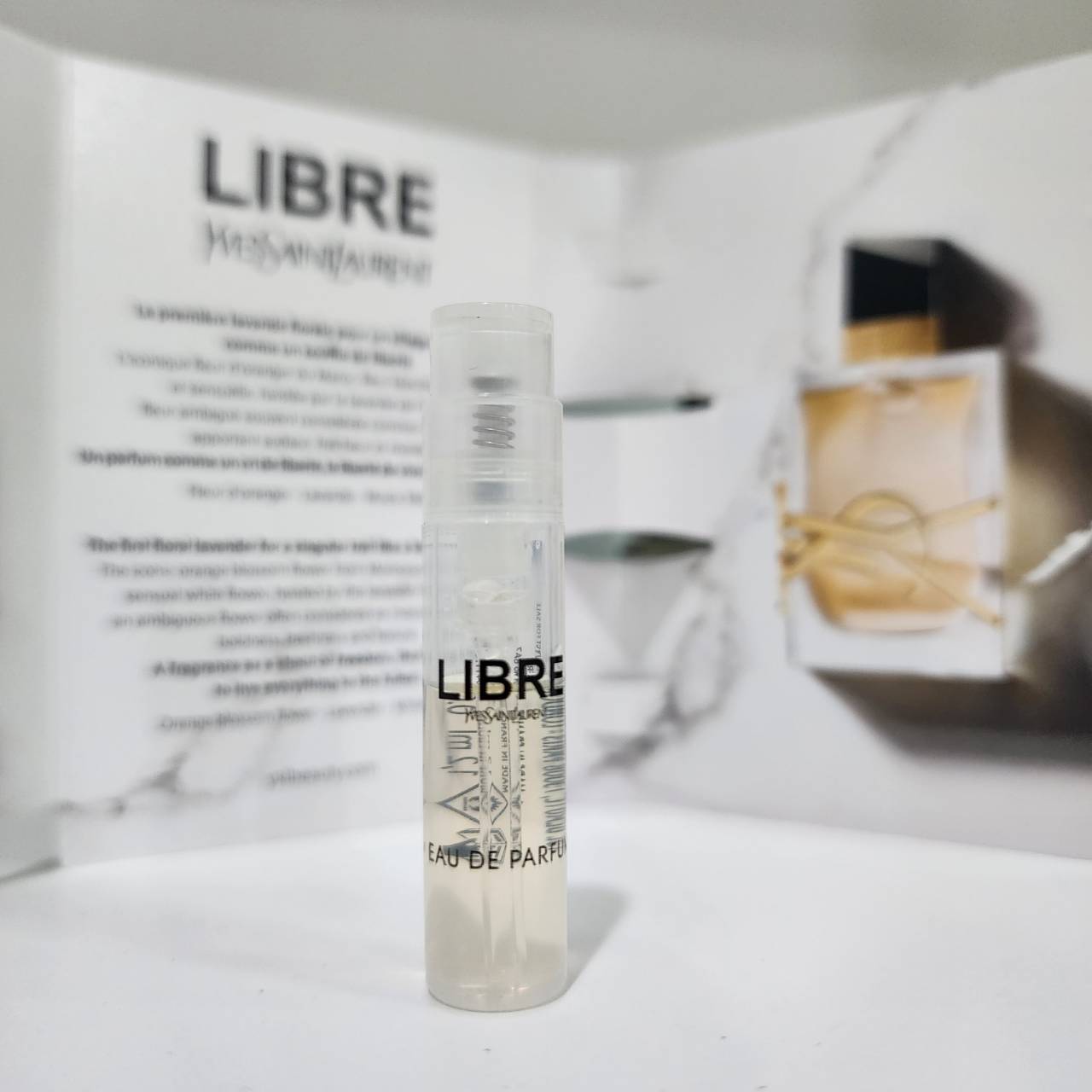 น้ำหอมไวออลหลอดทดลอง YSL Libre EDP ขนาด 1ml Spray Sample Vial ขนาดทดลองแบบ VIAL