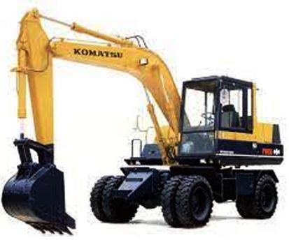 KOMATSU PW100-3 คู่มือซ่อมรถจักรกลหนัก แม็คโค วงจรไฟฟ้า ไฮดรอลิก รถตักโคมัสสุ KOMATSU SERVICE MANUAL รุ่น โคมัสสุ รถตัดล้อยาง KOMATSU รุ่น PW100-3 S6D95L-1