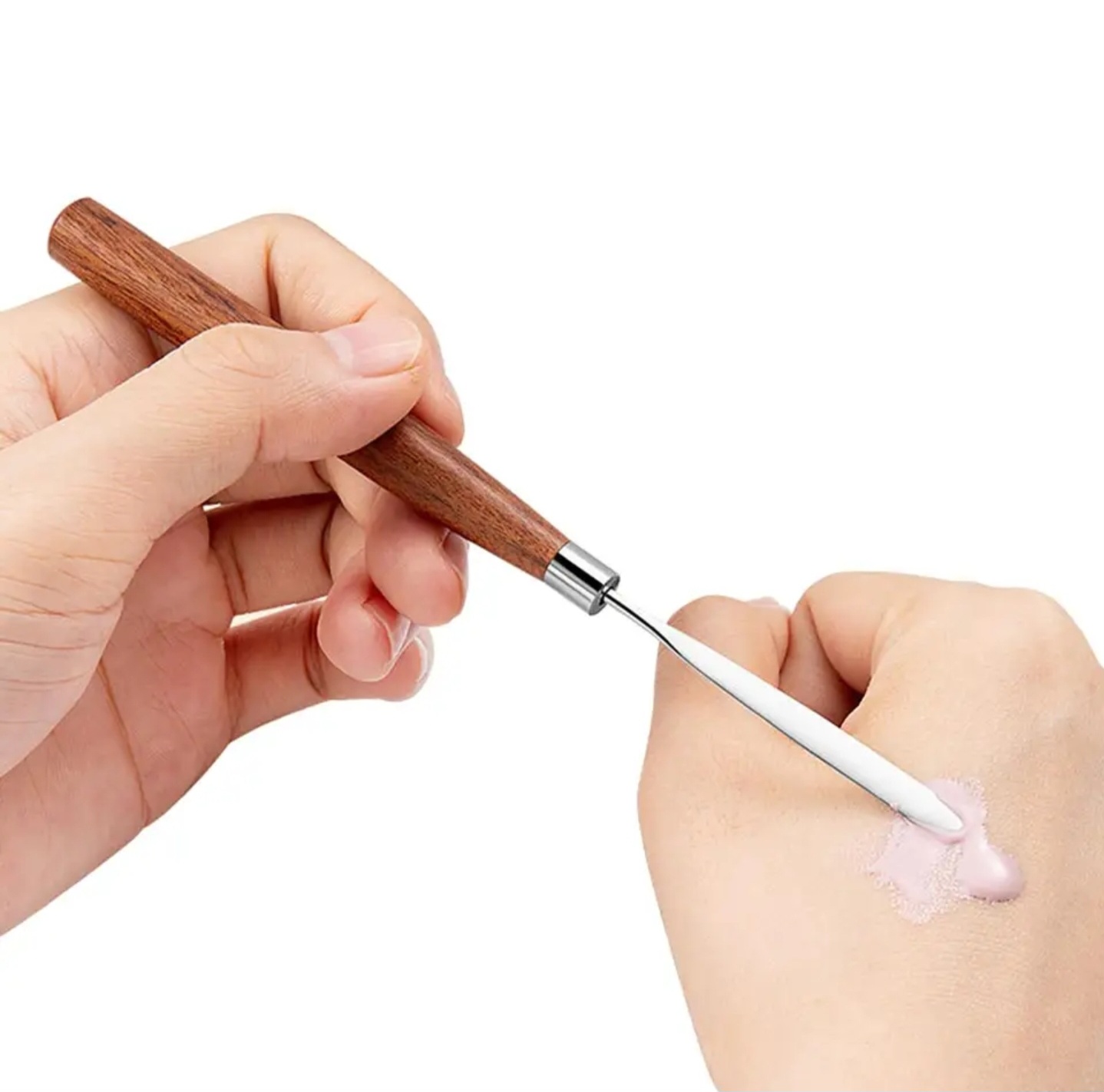 ไม้พายผสมสี ไม้ตักเจล เหล็กตักสีเจล วัสดุสแตนเลส