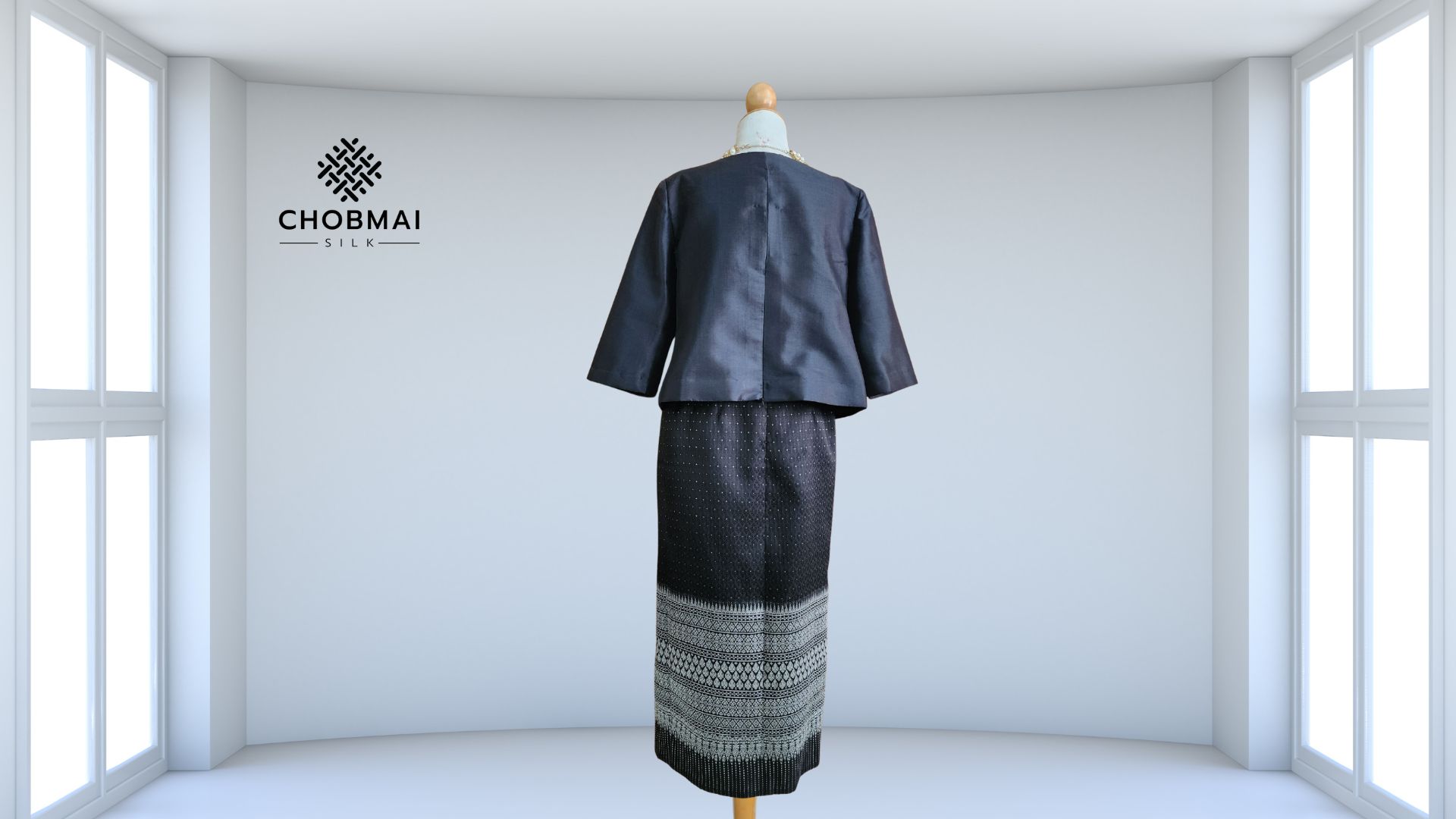 แบบตัดชุด แยกชิ้น (ไม่รวมผ้า) (เสื้อผ้าไหม ผ้าถุงไหม) chobmai x ST รหัส CUT-PT-S0616661