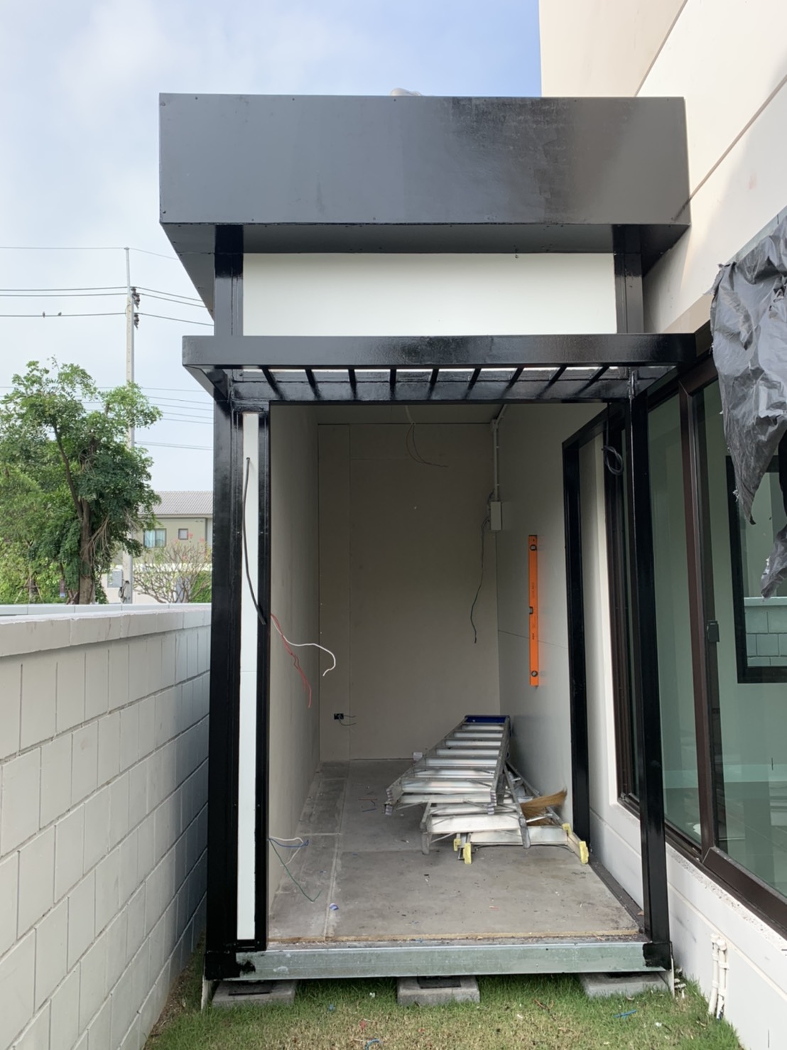 บ้านสำเร็จรูป งานต่อเติม 1.50x3.60 เมตร ห้องซ้อมดนตรี