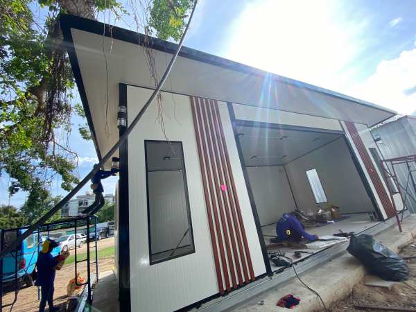 ออฟฟิศสำเร็จรูป บ้านสำเร็จรูป 4.00x8.00 เมตร