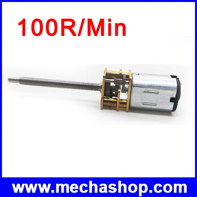 ดีซีเกียร์ มอเตอร์ N20 Shaft Screw Gear Motor Micro Thread Motor DIY Small Screw DC Motor