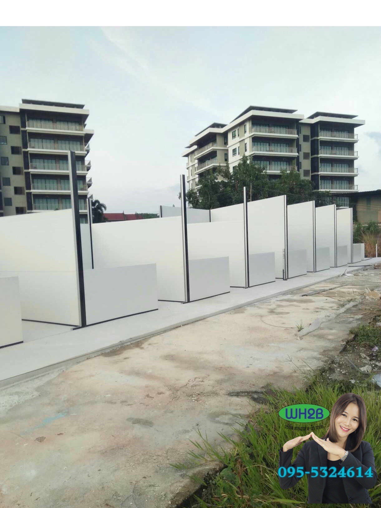 บ้านพักคนงาน ขนาด 3.00x3.00 เมตร หลังละ10 ห้อง จำนวน 2 หลัง ภูเก็ต