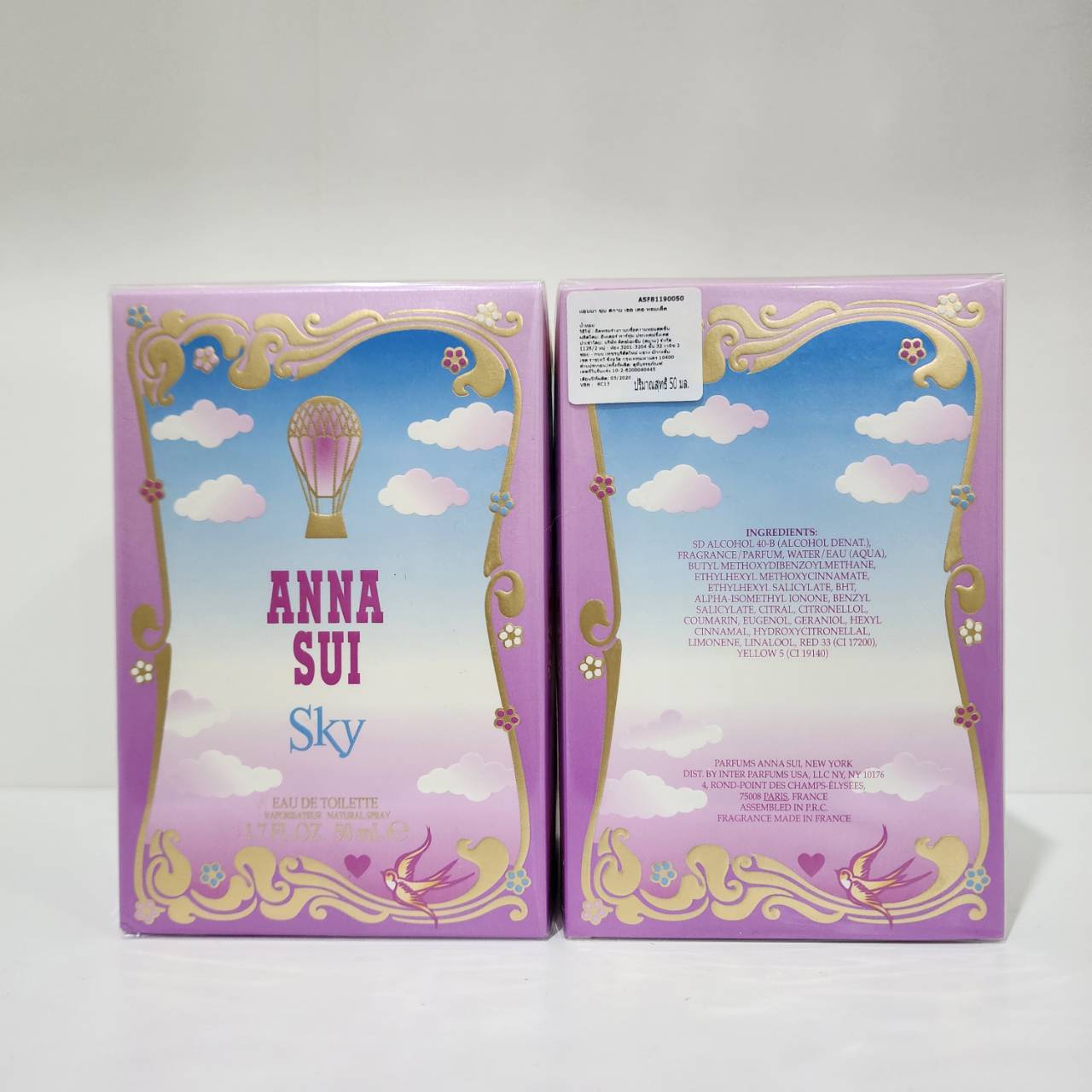 น้ำหอมแท้ Anna Sui Sky EDT 50ml กล่องซีลป้ายไทย