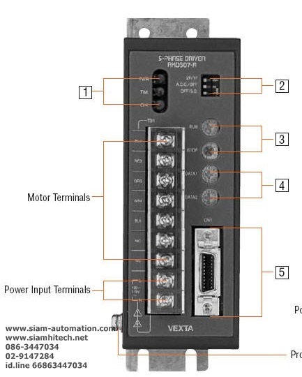 Stepping Controller Vexta RKD514L-A
