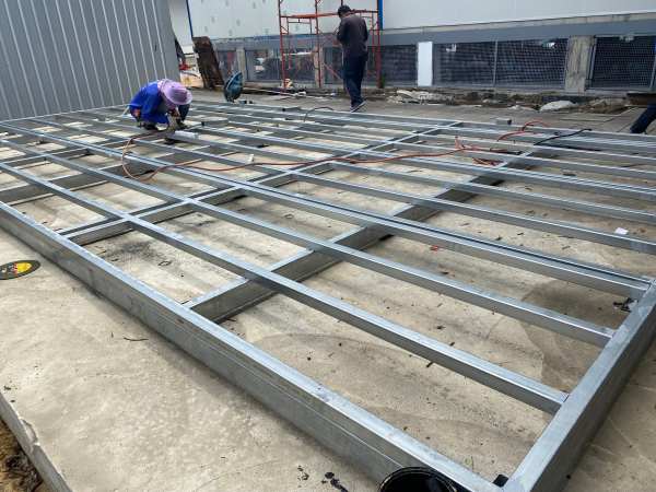 ออฟฟิศสำเร็จรูป บ้านสำเร็จรูป 4.00x8.00 เมตร