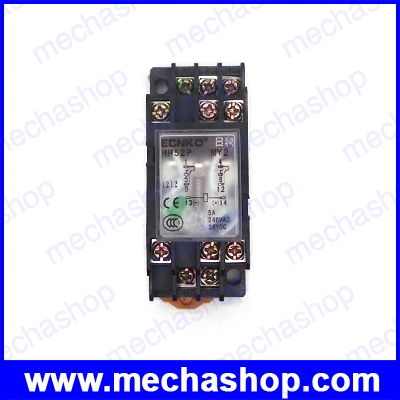 รีเลย์ไฟฟ้าพร้อมซ็อคเก็ต Coil Power Relay HCMY 12V DC Miniature Relay 2NO 2NC 8 Pins HH52P With PYF11A Socket Base