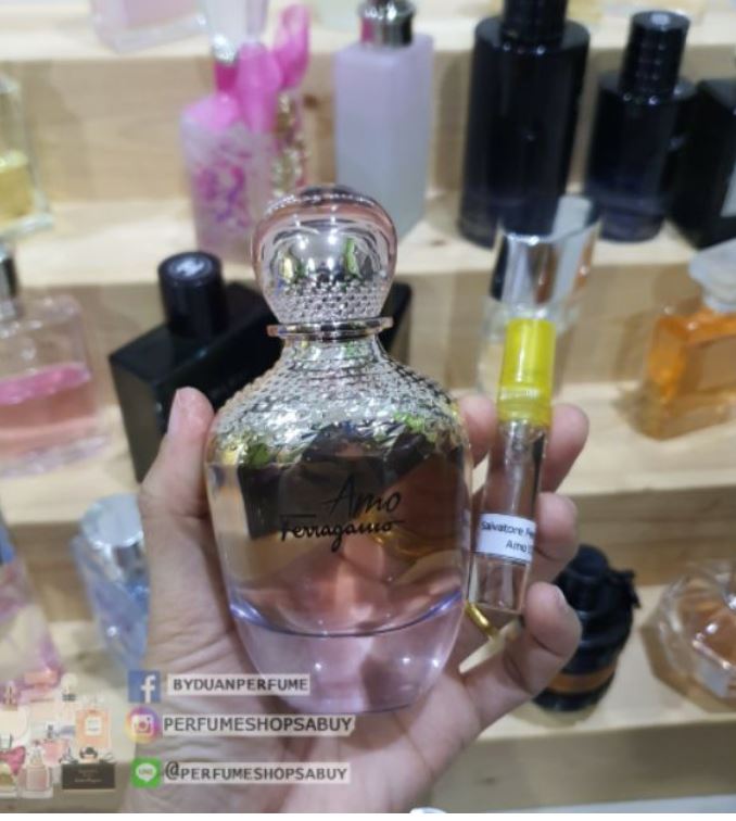 น้ำหอมแท้แบ่งขาย Salvat0re Ferragam0 Amo Eau de Parfum สีเริ่มเข้ม