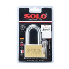 SOLO 4507 SQ-L กุญแจทองเหลืองคอยาว 35 40 45 50 55 มม โซโล