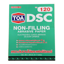 TOA กระดาษทรายขัดแห้ง ทีโอเค