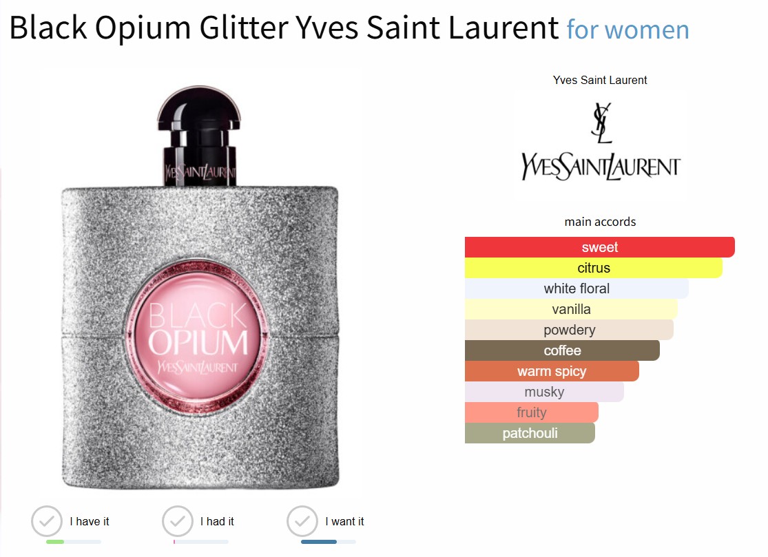 น้ำหอมแท้ YSL Black Opium Glitter EDP 90ml กล่องซีล