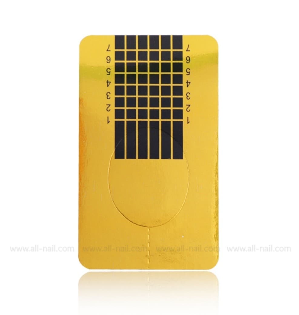 ฟอร์มต่อเล็บ ทรงสี่เหลี่ยม 1ม้วน