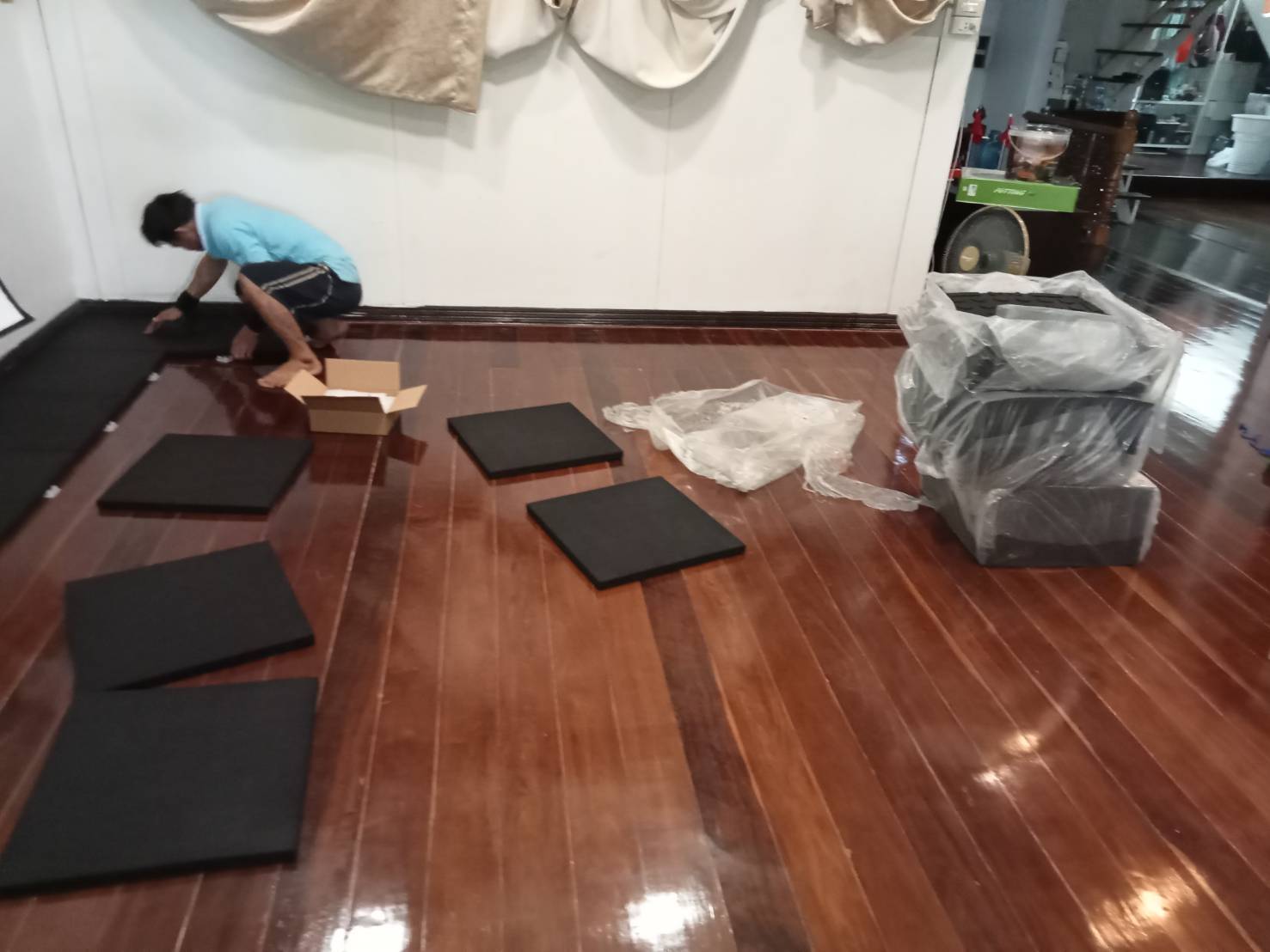 แผ่นยาง EPDM พื้นยางสังเคราะห์ แบบคลิ๊กล็อก