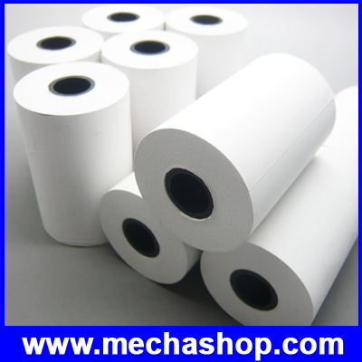 10 ม้วน กระดาษความร้อน กระดาษเครื่องพิมพ์ใบเสร็จ Thermal Papar กระดาษใบเสร็จ กระดาษสลิป 2นิ้ว 57mm. เส้นผ่านศูนย์กลาง40 มม. ยาว15เมตร(เกรดAจากญี่ปุ่น)