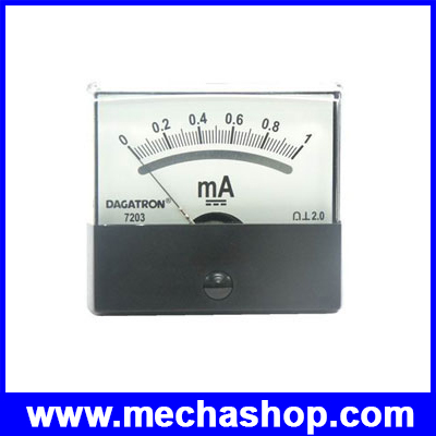 Panel Meter มิเตอร์ติดแผงหน้าปัทม์ 7203 DC1MA