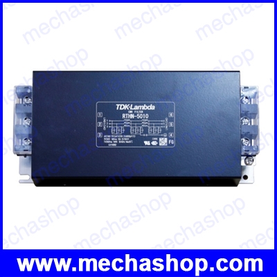 นอยฟิลเตอร์ อุปกรณ์ลดสัญญาณรบกวน ฟิลเตอร์ลดสัญญาณรบกวน TDK Lambda Noise Filter RTHN-5010 380VAC 3Phase 10A